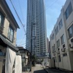 小山台高校東側道路から高層階