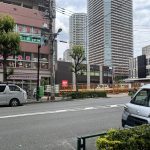 ２６号線通りから高層階